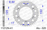 Corona AFAM 11212N-41 in all. passo 520 HM-HONDA CR 250 R MOTO 2004